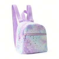 Color Block Casual Daily Kids Backpack sku image 9