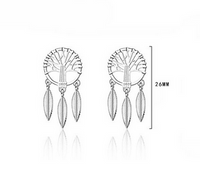 1 Pair IG Style Modern Style Classic Style Dreamcatcher Plating Copper Ear Studs main image 2