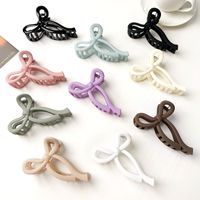 Women's IG Style Sweet Bow Knot Plastic Hollow Out Hair Claws main image 1