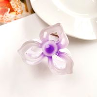 Women's IG Style Sweet Flower Plastic Hollow Out Hair Claws sku image 2