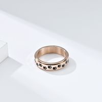 Casual Estilo Moderno Estilo Clásico Huella Acero Inoxidable 304 Anillo Para La Ansiedad Al Mayoreo sku image 8