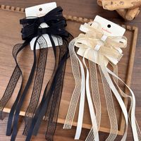 Women's Cute Sweet Bow Knot Cloth Lace Hair Clip main image 2