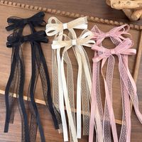 Women's Cute Sweet Bow Knot Cloth Lace Hair Clip main image 1