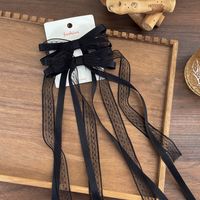 Women's Cute Sweet Bow Knot Cloth Lace Hair Clip main image 9