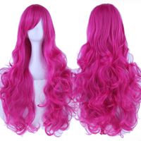 Fashion Cosplay Solid Color Long Curly Wig sku image 27