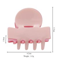 Women's Casual Simple Style Color Block Acetic Acid Sheets Hair Claws main image 3