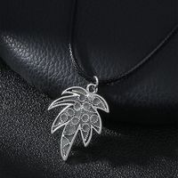 Wholesale Jewelry Basic Modern Style Classic Style Moon Life Tree Butterfly 304 Stainless Steel Rope Pendant Necklace main image 7