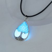 Wholesale Jewelry Basic Modern Style Classic Style Moon Life Tree Butterfly 304 Stainless Steel Rope Pendant Necklace main image 8
