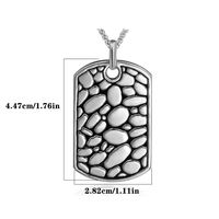 Casual Simple Style Geometric 304 Stainless Steel Men's Pendant Necklace main image 2