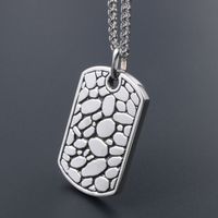Casual Simple Style Geometric 304 Stainless Steel Men's Pendant Necklace main image 5