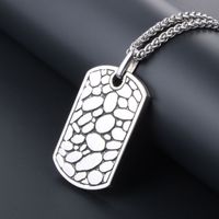 Casual Simple Style Geometric 304 Stainless Steel Men's Pendant Necklace main image 1