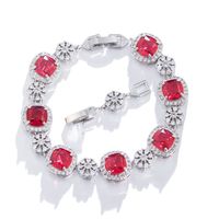 Großhandel Basic Moderner Stil Klassischer Stil Geometrisch Süssigkeit Kupfer Inlay Zirkon Armbänder sku image 6