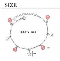 Copper Basic Modern Style Simple Style Inlay Round Star Artificial Crystal Bracelets main image 2