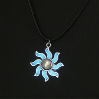 Joyería Al Por Mayor Básico Estilo Moderno Estilo Clásico Luna Arbol De La Vida Mariposa Acero Inoxidable 304 Soga Collar Colgante sku image 12