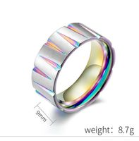 Basic Modern Style Classic Style Letter Palm Tree 304 Stainless Steel Rings In Bulk main image 2