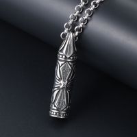 Simple Style Cool Style Printing 304 Stainless Steel Men's Pendant Necklace main image 1