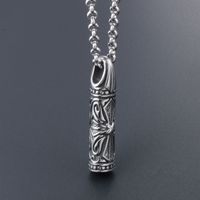 Simple Style Cool Style Printing 304 Stainless Steel Men's Pendant Necklace main image 4