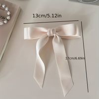 Women's Elegant Lady Korean Style Bow Knot Cloth Hair Clip main image 2