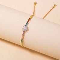 Wholesale Basic Classic Style Commute Life Tree Flower Copper Inlay Zircon Bracelets main image 6