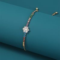 Wholesale Basic Classic Style Commute Life Tree Flower Copper Inlay Zircon Bracelets main image 7