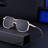 Exaggerated Modern Style Classic Style Square Pc Square Full Frame Men's Sunglasses main image 4