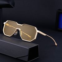 Exaggerated Modern Style Classic Style Square Pc Square Full Frame Men's Sunglasses main image 5