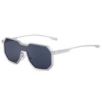 Exaggerated Modern Style Classic Style Square Pc Square Full Frame Men's Sunglasses sku image 4
