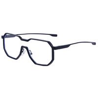 Übertrieben Moderner Stil Klassischer Stil Quadrat Pc Quadrat Vollbild Männer Sonnenbrille sku image 8