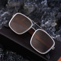Lässig Hawaiisch Klassischer Stil Quadrat Tak Quadrat Vollbild Männer Sonnenbrille main image 1