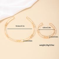 Simple Style Classic Style Heart Shape Alloy Hollow Out Women's Jewelry Set main image 6