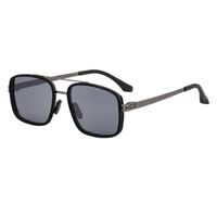 Casual Hawaiian Classic Style Square Tac Square Full Frame Men's Sunglasses sku image 2