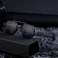 Casual Hawaiian Classic Style Square Tac Square Full Frame Men's Sunglasses main image 1