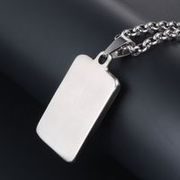 IG Style Simple Style Scorpion Rectangle 304 Stainless Steel Unisex Pendant Necklace main image 3