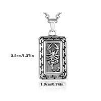 IG Style Simple Style Scorpion Rectangle 304 Stainless Steel Unisex Pendant Necklace main image 2