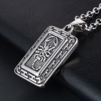 IG Style Simple Style Scorpion Rectangle 304 Stainless Steel Unisex Pendant Necklace main image 5