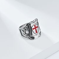 Modern Style Cool Style Cross 304 Stainless Steel Men's Rings main image 1
