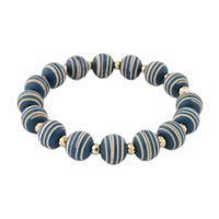 Bohemian Geometric Wooden Beads Beaded Unisex Bracelets sku image 6