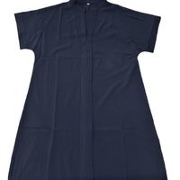Women's Regular Dress Streetwear V Neck Short Sleeve Solid Color Knee-Length Holiday Daily main image 2