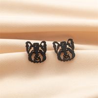 1 Pair Cute Basic Classic Style Dog Lion Cat Polishing Plating 304 Stainless Steel 18K Gold Plated Ear Studs sku image 25