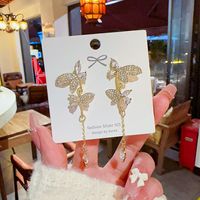 1 Paar Mode Geometrisch Schmetterling Bogenknoten Imitationsperle Legierung Strass Ohrringe sku image 224
