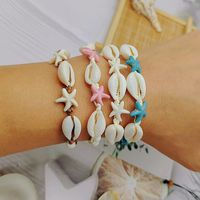 Ethnic Style Starfish Shell Shell Unisex Bracelets main image 7