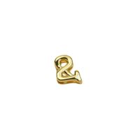 Copper 18K Gold Plated Simple Style Plating Letter Pendants sku image 2