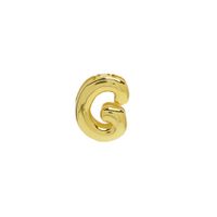 Copper 18K Gold Plated Simple Style Plating Letter Pendants sku image 9