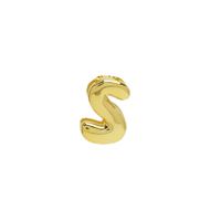Copper 18K Gold Plated Simple Style Plating Letter Pendants sku image 21