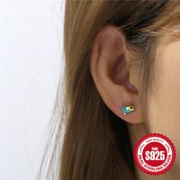 1 Pair Simple Style Parrot Enamel Sterling Silver Ear Studs main image 4