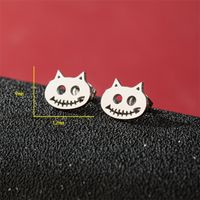 1 Pair Cute Modern Style Sweet Cat Tiger Spider Polishing Plating 304 Stainless Steel 18K Gold Plated Ear Studs sku image 3