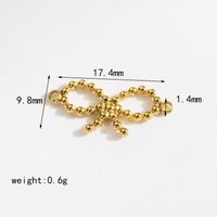 304 Stainless Steel 18K Gold Plated IG Style Sweet Artistic Polishing Butterfly Bow Knot Rings Earrings Necklace sku image 3