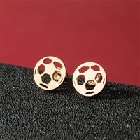 1 Pair Basic Modern Style Classic Style Human Penguin Notes Polishing Plating 304 Stainless Steel 18K Gold Plated Ear Studs sku image 20