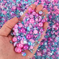Simple Style Round Resin Rhinestone Nail Decoration Accessories 1200 Pieces Per Pack sku image 2