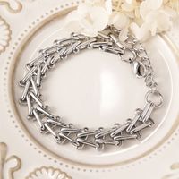 304 Stainless Steel Simple Style Classic Style Solid Color Bracelets main image 7